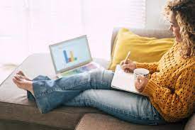 User Working from Home